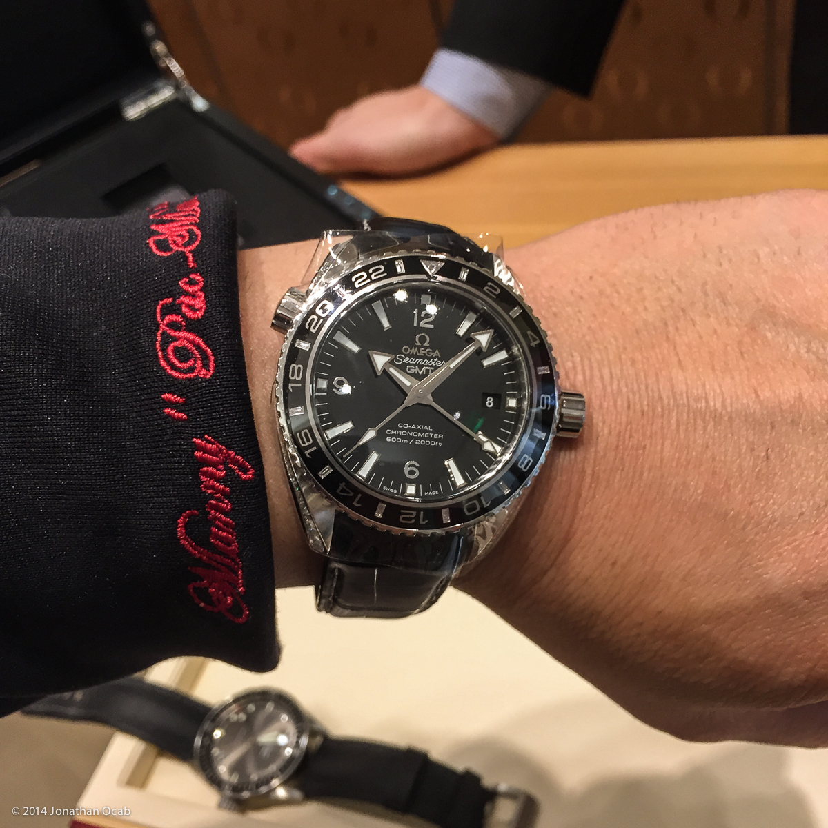 omega planet ocean gmt black