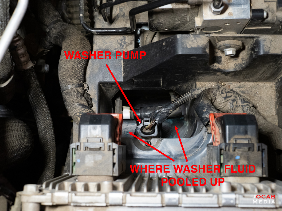 Jeep Wrangler JK / JKU Washer Pump Leak Fix – 